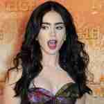 Lily Collins Bra Breast Boobs Size